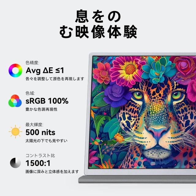 Casking モバイルモニター 13.4 インチ 4K+解像度 (3840x2400