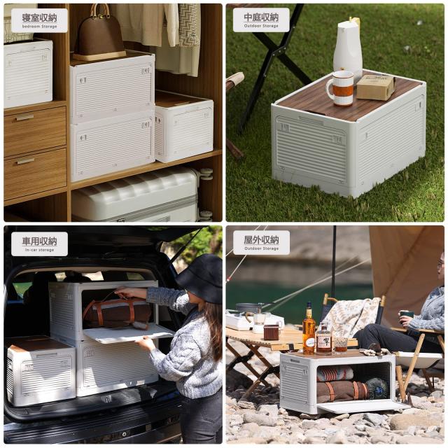 X XUNTAO【収納ボックス 折り畳み】コンテナ ボックス 大型 キャンプ 3