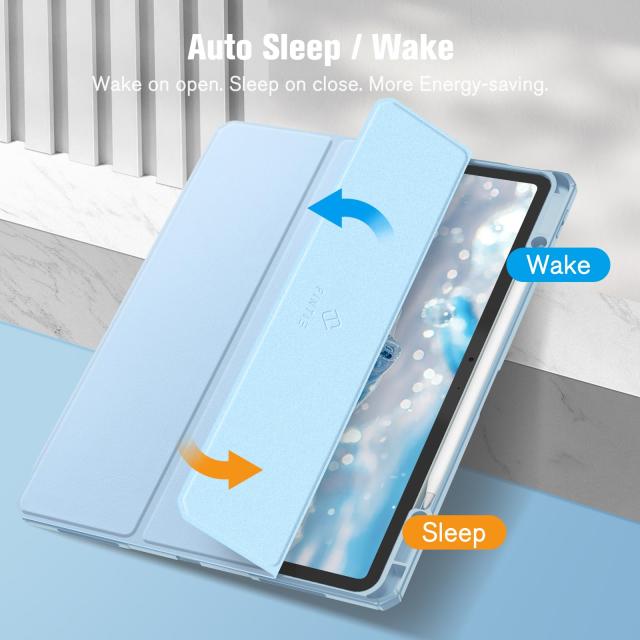 Fintie iPad Air 13インチ(M2) ケース 2024 透明バックカバー