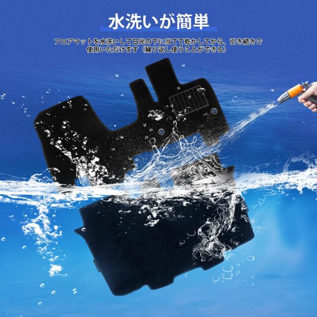 AUTO SPEC ホンダ 新型nbox jf5 jf6 フロアマット カーゴマット カーマット 滑り止め加工 汚れ防止 傷防止 2023年10月〜現行 新型エヌボ