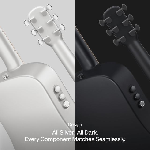 LAVA ME AIR ポータブル カーボンファイバー エレクトリック アコースティック ギター。オンボード エフェクトとマグネティック ピックア_2
