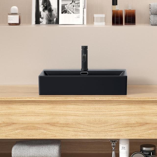 【高級Ｓトラップセット付き】 ブラック 洗面ボウル 置き型 605*360*130mm 洗面台 大型 おしゃれ 洗面ボール 陶器 手洗いボウル 蛇口セッ_7
