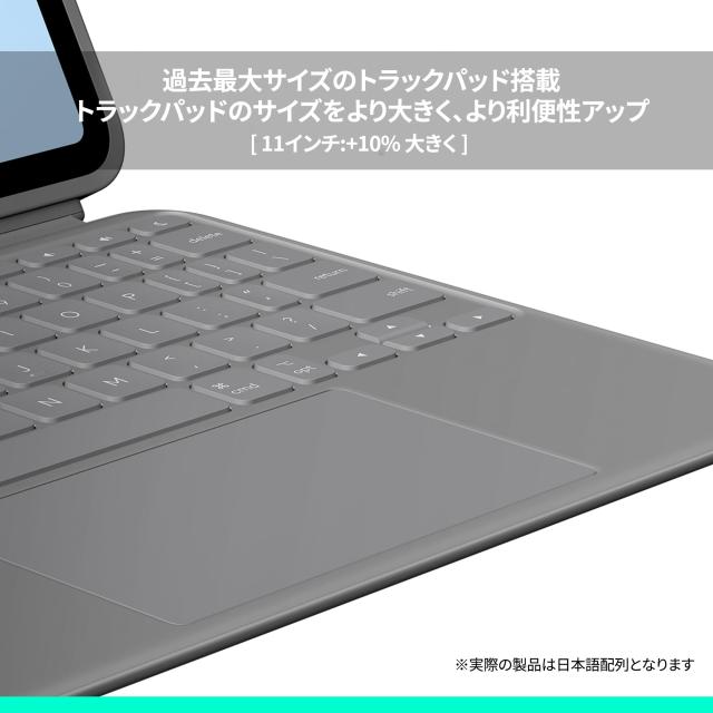 ロジクール Combo Touch iPad Air 11インチ M3 ＆ M2 iK1178GRA