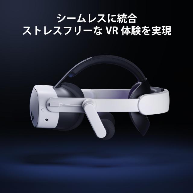 KIWI design K4 Duo All-in-One オーディオ バッテリー ヘッドストラップ Meta Quest 3S/3に対応 バッテリー ストラップ バランス音質 デ_2