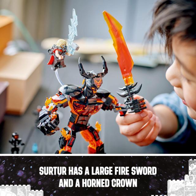 レゴ(LEGO) スーパー・ヒーローズ ソーとスルトの決戦 おもちゃ 玩具 プレゼント 誕生日 ブロック クリスマス 男の子 女の子 子供 8歳 9_6