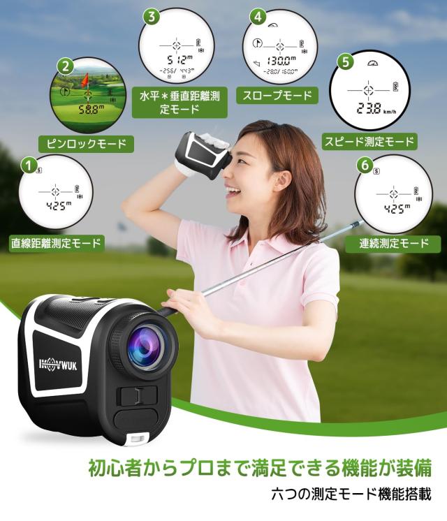 IKOVWUK ゴルフレーザー距離計【Ultra-mini 6.5倍望遠】ゴルフ IKOVWUK ゴルフレーザー距離計【Ultra-mini 6.5倍望遠】ゴルフ