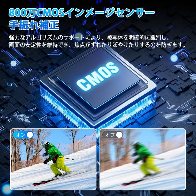 Oiadek デジタルカメラ 4K 4800万画素 デジカメ 32GBマイクロSDカード付き バッテリー充電器付き オートフォーカス機能 180度回転可能デ_4