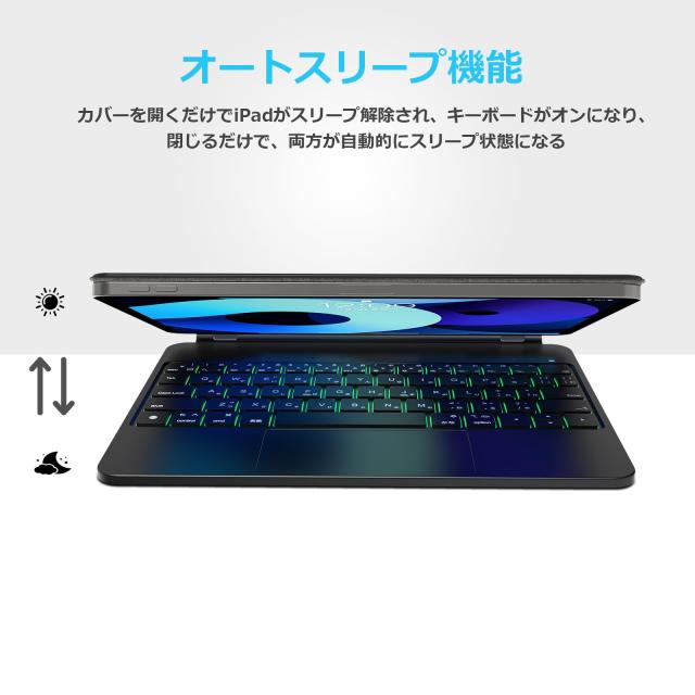 QERDAOY マジックキーボード 2025 i-Pad 第11世代A16/第10世代キーボード（A2696/A2757/A2777/A3162）iPadキーボードケース 日本語配列_6