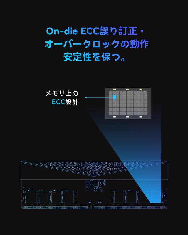 Acer Predator Pallas II DDR5 6000MHz 32GB(16GBx2枚) CL32 デスクトップPC用メモリ DDR5 シリーズ (PC5-48000) Intel XPM 3.0準拠 AMD_5