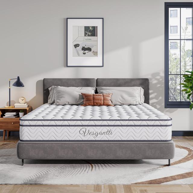 開封済・未使用】 タンスのゲン 脚付マットレス シングル グレー 簡単