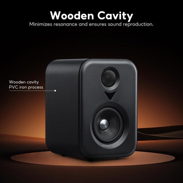 AIYIMA S400 【更新モデル 】100Wブックシェルフアクティブスピーカー デュアルモード3インチBluetooth HiFiホームサブウーファー音楽シ_6