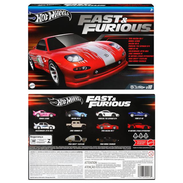 ホットウィール(Hot Wheels) ワイルド・スピード 10カーパック 乗り物