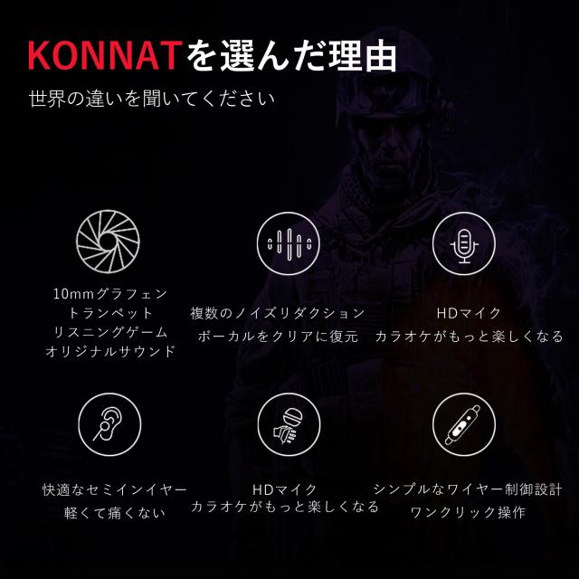 Pro V7 マイク付きゲーミングイヤホン for Gaming 有線 ゲーミングイヤホン ps5 イヤホン バイノーラル サラウンド ブラック Nintendo Sw_6