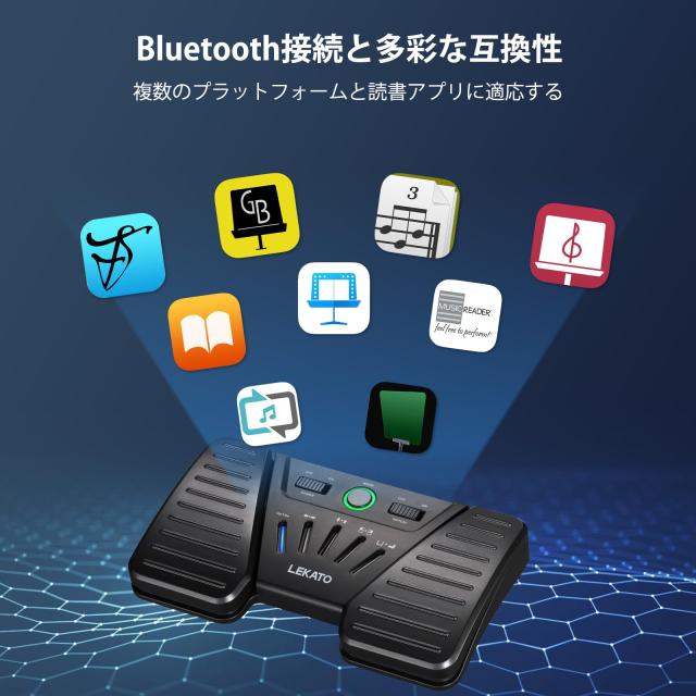 タブレットページターナー ワイヤレス Page Turner 携帯電話やタブレット用の音楽ページめくり ページめくり 充電式音楽ページターナー Bの通販は