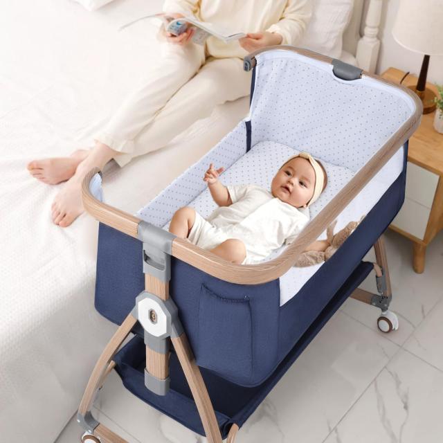ベビーベッド 木製 新生児 添い寝ベッド 赤ちゃんベビー ベッド 木製