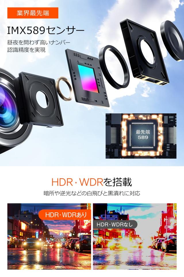 ドライブレコーダー ミラー型 【12インチ超大画面＆4K 高画