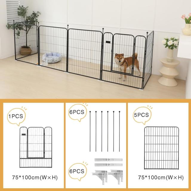 Shinyever 犬 サークル 中大型犬用 犬 ケージ ペットフェンス Shinyever 犬 サークル 中大型犬用 犬 ケージ ペットフェンス
