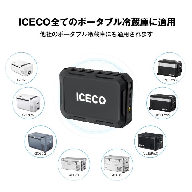 ICECO ポータブル電源 250Wh リチウムイオン電池 ポータブルバッテリー