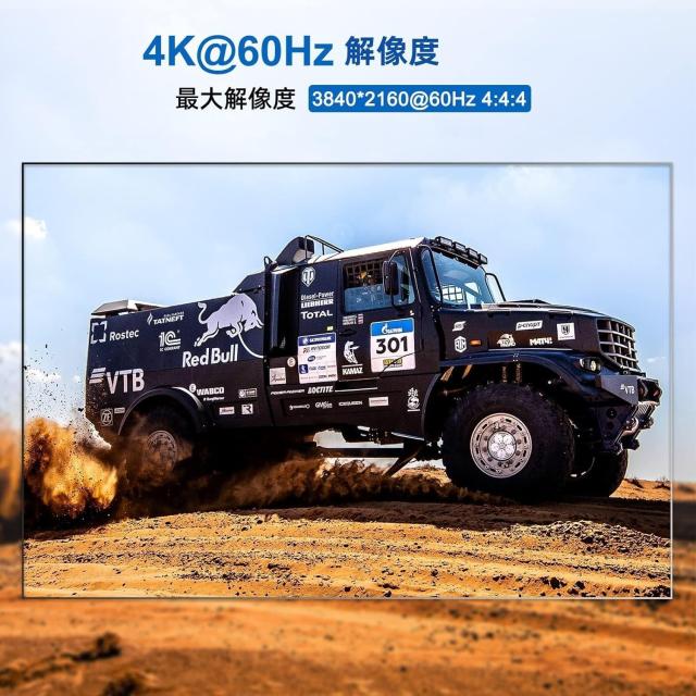 HDMI KVM切替器 4ポート、4入力1出力 PC切替器 4K@60Hz、4つUSB3.0ハブ備えたKVM HDMI 4ポートスイッチャー、EDID管理、ワイヤレスキーボ_4