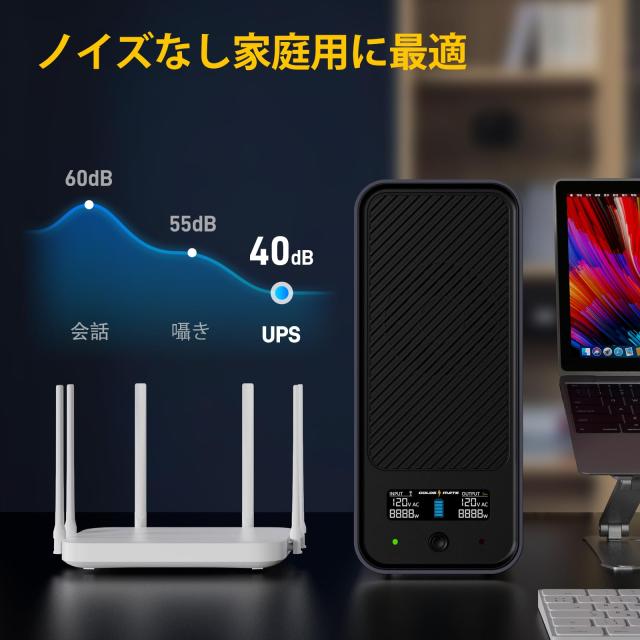 GOLDENMATE 無停電電源装置 UPS 1000VA Pro/600W リン酸鉄リチウム