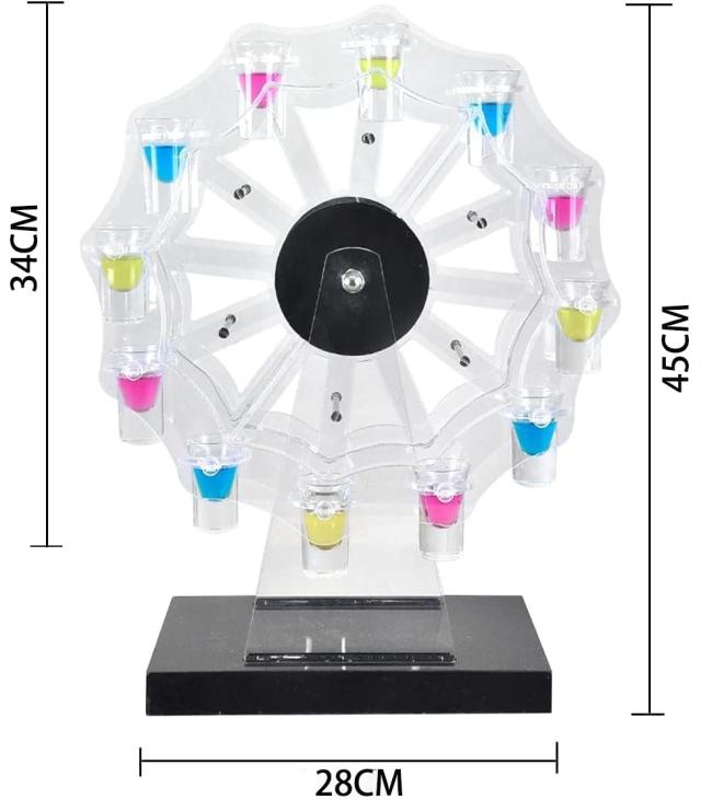 Batoneテキーラ観覧車 LED酒ボトルの表示棚 12カップ バーホテルLED酒棚の表示棚 LED酒グラス 収納ラック KTVナイトクラブに最適 子供の_1