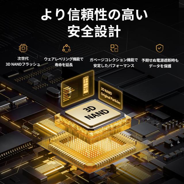 PHIXERO P7000PRO SSD 2TB NVMe 最大読取7000MB/s (R:7000MB/s、W