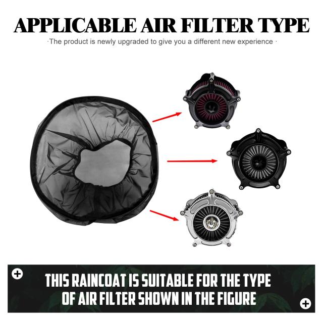 HCmotorku バイク レインソックス エアクリーナー ハーレー用