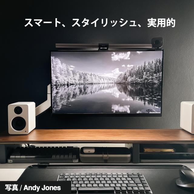 AVLT モニターアーム 1画面 シングル 耐荷重23kg 17-49インチ対応 USB