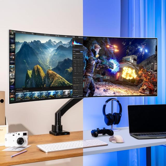 AVLT モニターアーム 1画面シングル 17〜57インチ対応 USB-A・C AVLT モニターアーム 1画面シングル 17-57インチ対応 USB-C