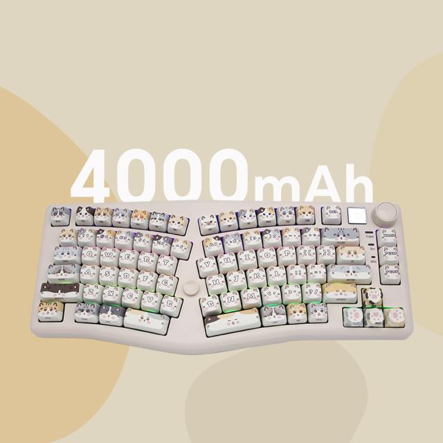 OUSEITECH LEOBOG A75 アリスレイアウトキーボード メカニカル