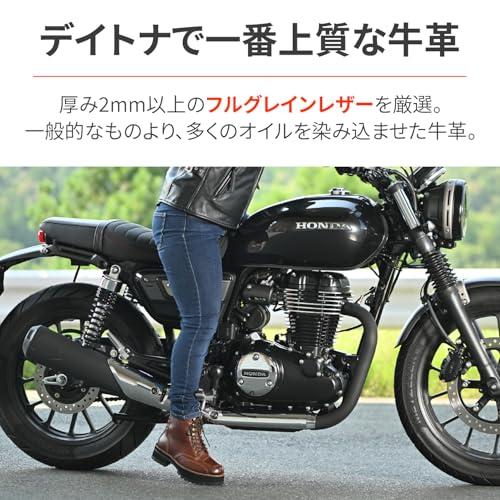 たいち デイトナ(Daytona) バイク用 ダービーライドブーツ 厚底 本革 牛革