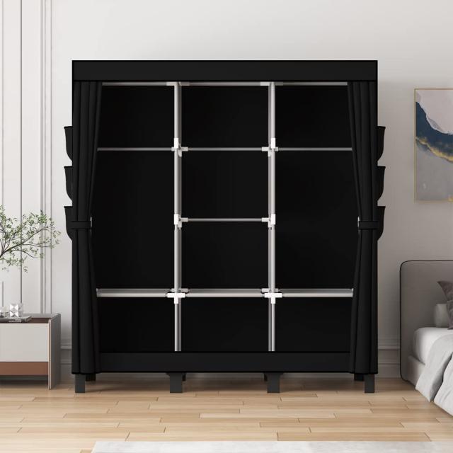 簡易ポータブル組立クローゼット防湿防塵防カビ不織布クローゼット寮