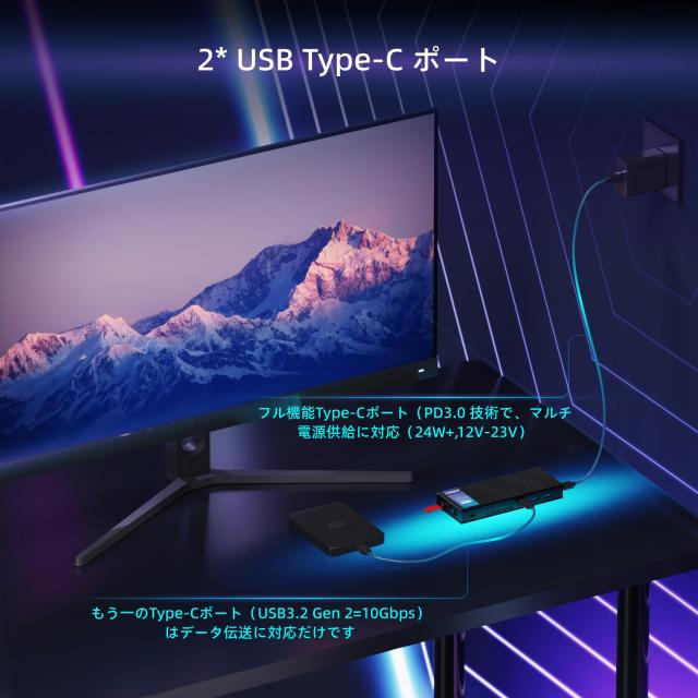 HiMeLE PCG02 Pro スティックPC ファンレスミニPC Alder Lake N100（最大 3.4GHz） マイクロPC 8GB 128GB ミニコンピューター 小型デスク