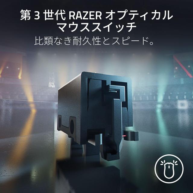 Razer レイザー DeathAdder V3 HyperSpeed ワイヤレス ゲーミングマウス 超軽量 55g 小型 コンパクトな形状でありながら自然なグリップを_5