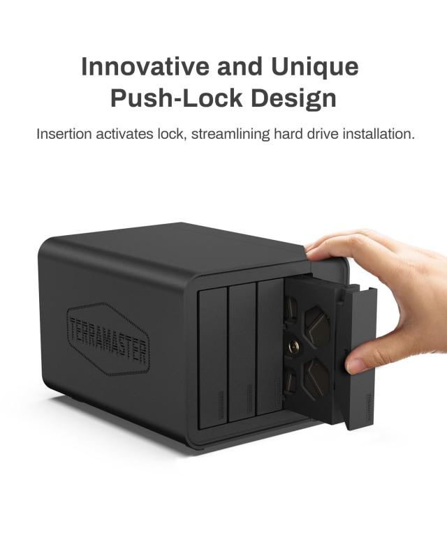 TERRAMASTER テラマスター D8 Hybrid 8ベイ USBストレージHDD NVMe エンクロージャ USB 3.2 Gen 2 10Gbps Type C RAID機能 専用2+6 RAID_5
