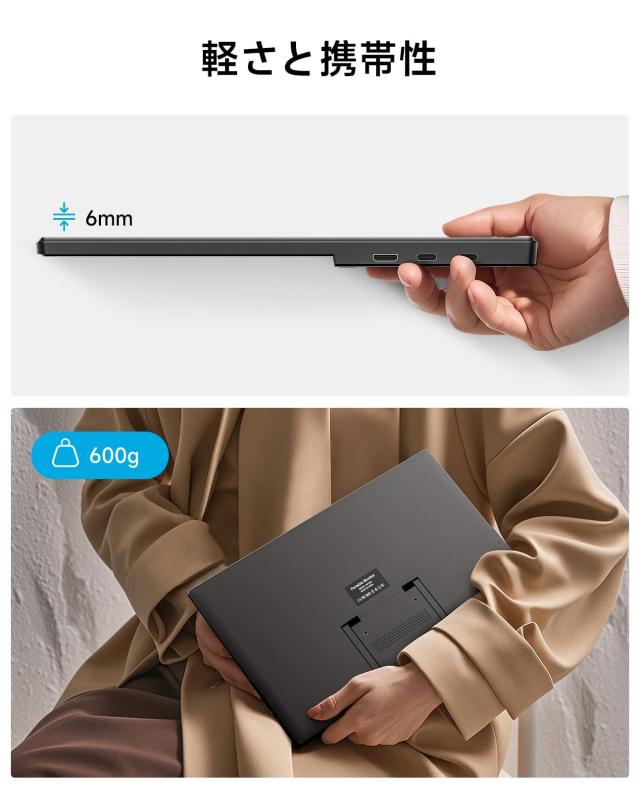 2025新型モデル】モバイルモニター Dopesplay 15.6インチ HDR 自立型
