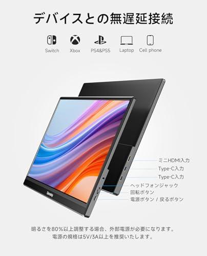 2025新型モデル】モバイルモニター Dopesplay 15.6インチ HDR 自立型