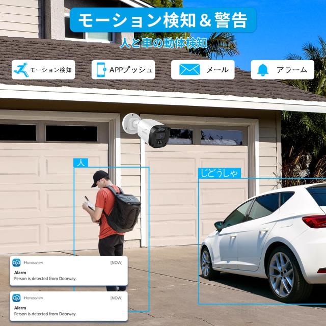 【500万画素・130°超広角】防犯カメラ AHD防犯カメラセット防犯カメラ 屋外 防犯カメラセット防犯カメラ 屋内 防犯カメラ 屋外 監視カメの通販は