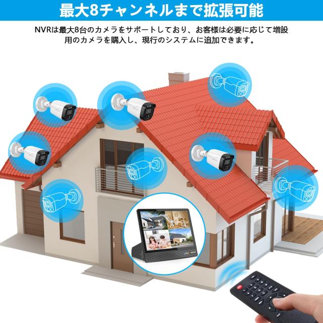 【500万画素・130°超広角】防犯カメラ AHD防犯カメラセット防犯カメラ 屋外 防犯カメラセット防犯カメラ 屋内 防犯カメラ 屋外 監視カメの通販は