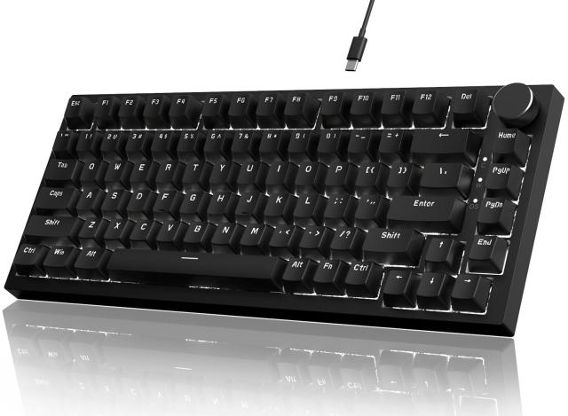 【ジャンク品】ゲーミングキーボード ATTACK SHARK x AJAZZ AK820 ゲーミングキーボード 有線USB-C テンキー