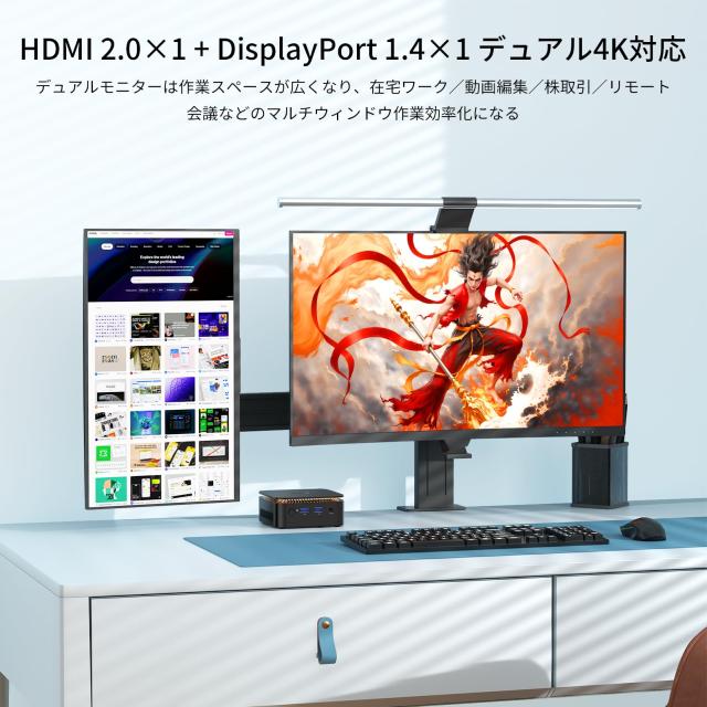 2025新型・N150より速い】 ミニpc 最大3.60GHz 4C/4T mini pc インテル