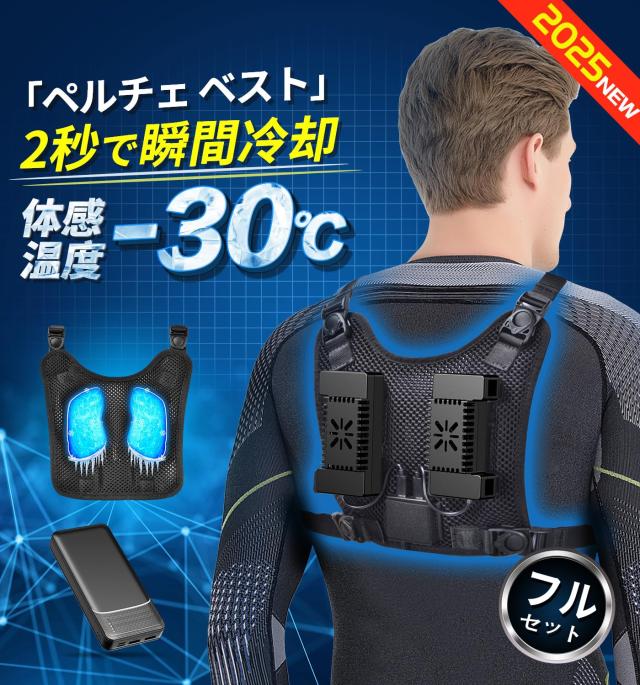 KLIFE] ペルチェ ベスト【2024業界独創＆2つ冷却ブレート搭載