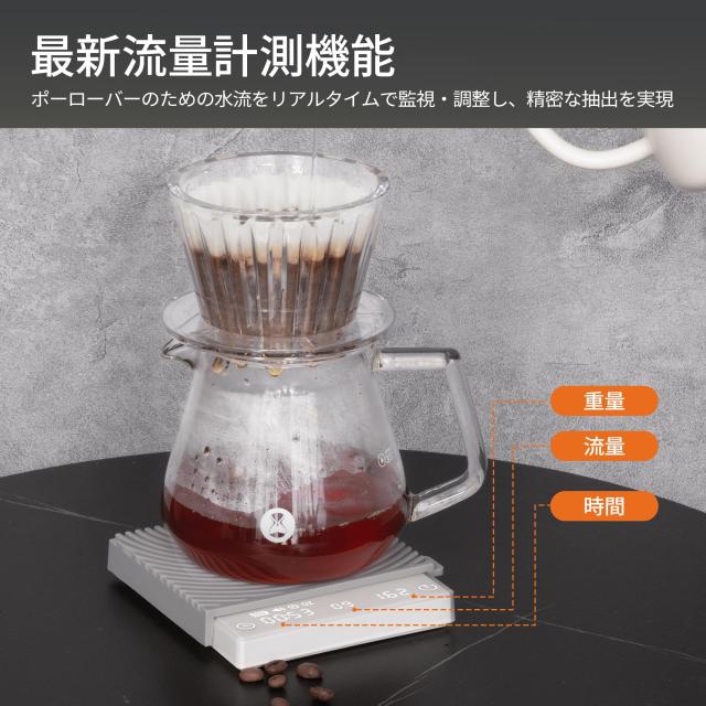 TIMEMORE タイムモア コーヒースケール Basic Mini 0.1g精度 ドリップスケール コンパクト 充電式 オートモード付き エスプレッソに適用_2
