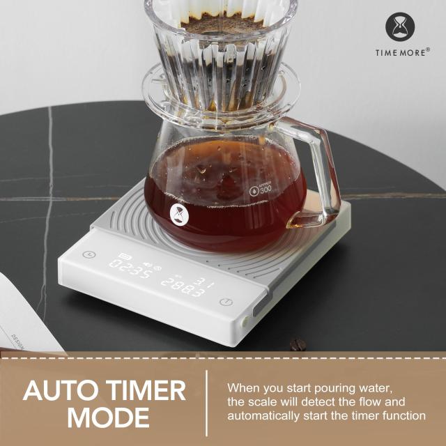 TIMEMORE タイムモア コーヒー スケール Black Mirror basic 2.0 ドリップスケール 計量器 デジタルはかり キッチン スケール 0.1g~2000g_2