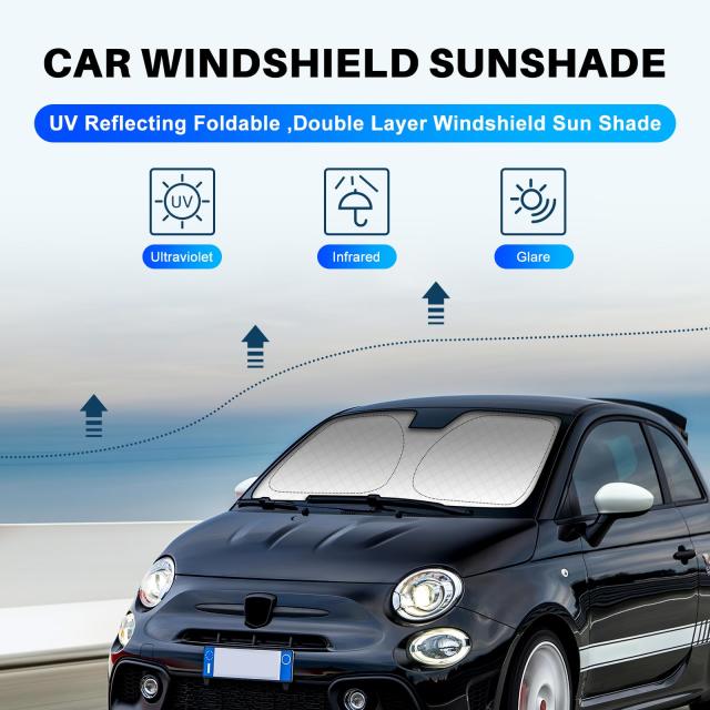 KUNGKIC フィアット Fiat 500 アバルト Abarth 595 専用 サンシェード