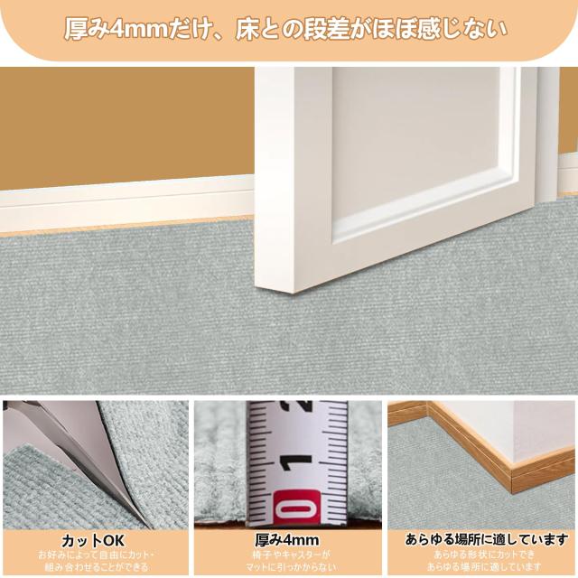 【Amazon 限定ブランド】廊下敷きカーペット 吸着マット HDMOD 滑り止めカーペット 約80×600cm 厚さ4 mmロングカーペット ロールカーペ_4