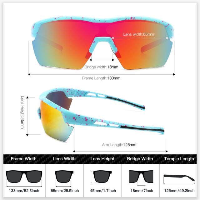 SINSPORT eyewear] サングラス子供少年野球サングラス軽量 UV400