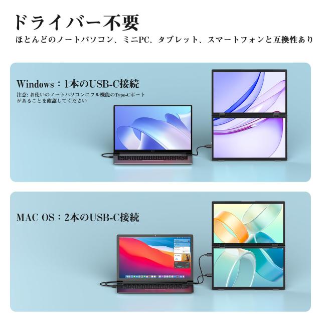 KEEPTIME モバイルモニター 15.6インチ デュアルモニター Amazon.co.jp: KEEPTIME デュアル モバイルモニター 15.6インチ