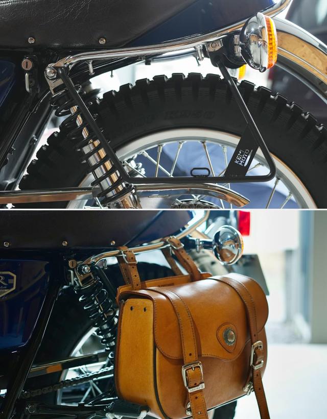 KEMIMOTO サイドバッグサポート SR400 SR500 バイク用 サイドバック