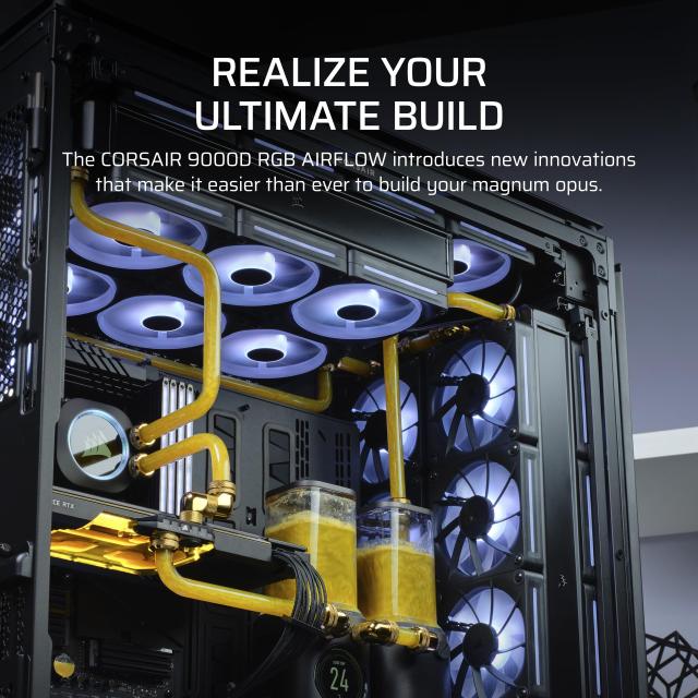 CORSAIR 9000D RGB AIRFLOW スーパーフルタワーPCケース ブラック CC